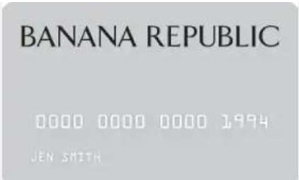 Banana Republic Credit Card