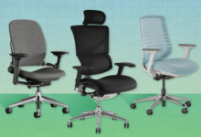 Home Office with Ergonomic Chairs