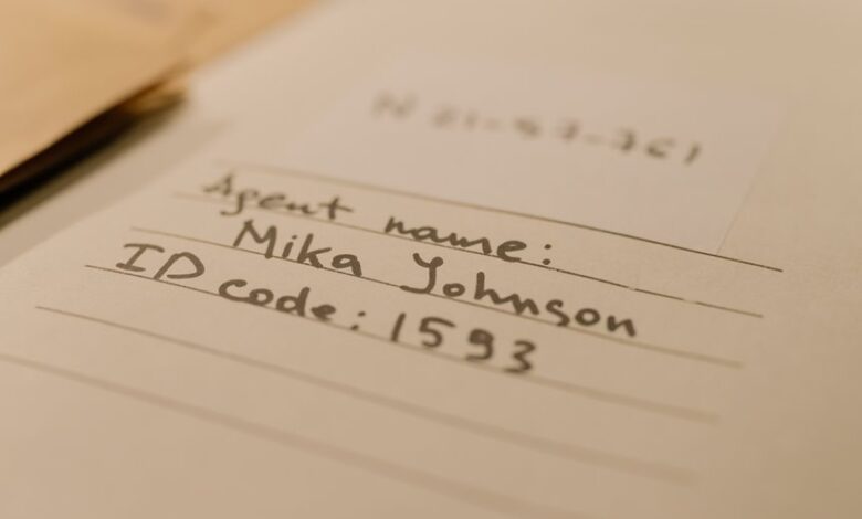 identity lookup records numbers specified