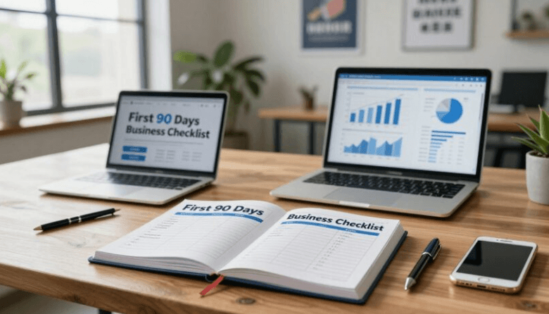 The First 90 Days of a New Business: A Step-by-Step Plan